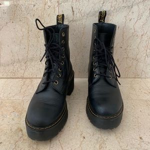 Dr Martens Shriver Hi 8-Eye Platform Boots